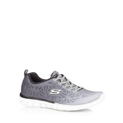 Grey 'Glider' ombre-effect trainers